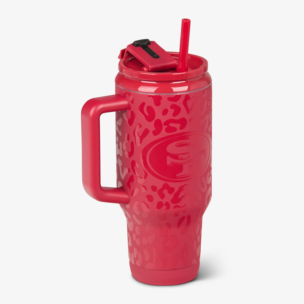 NFL 32 Oz Leopard Flip ‘n’ Sip Travel Mug