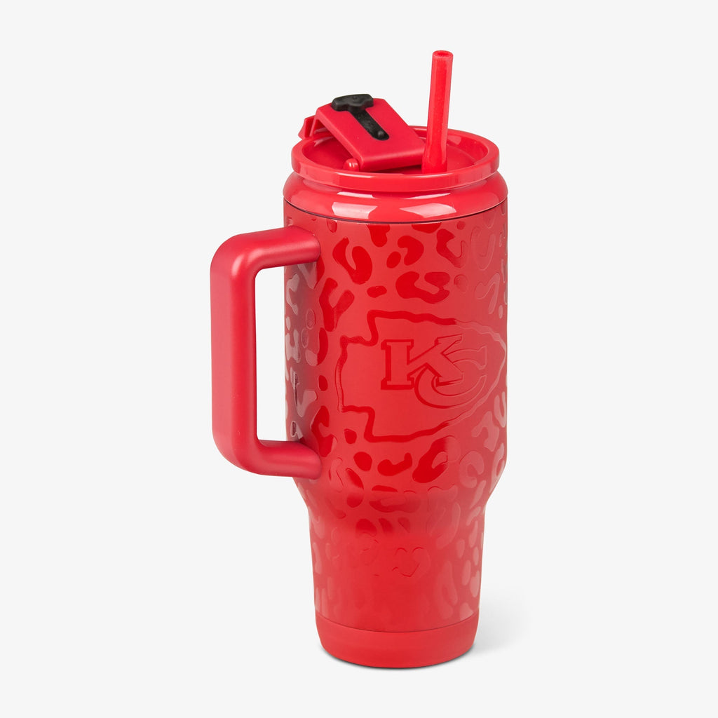NFL 32 Oz Leopard Flip ‘n’ Sip Travel Mug