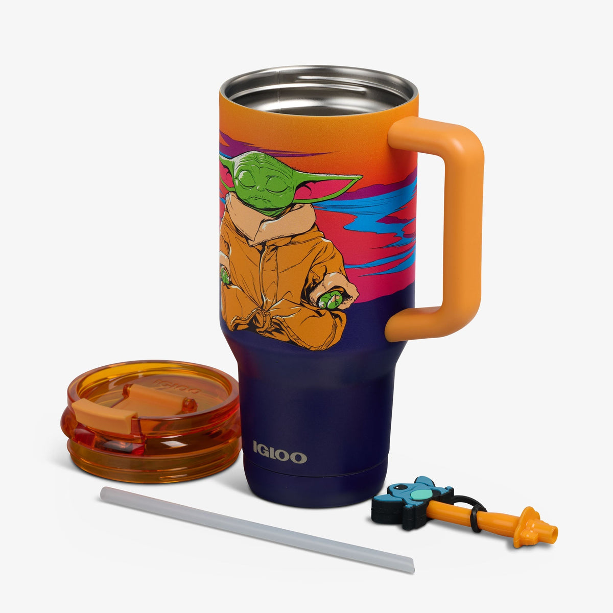 Star Wars™ Grogu Neon 32 Oz Travel Mug
