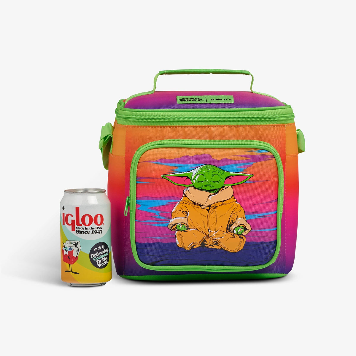 Star Wars™ Grogu Neon Square Lunch Cooler Bag