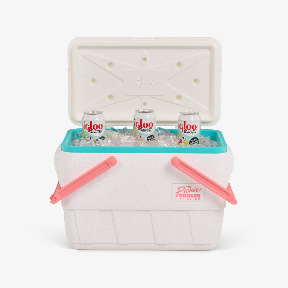 Retro Picnic Basket 25 Qt Cooler