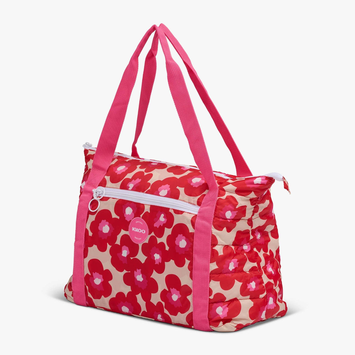 Retro Packable Puffer 20-Can Cooler Bag